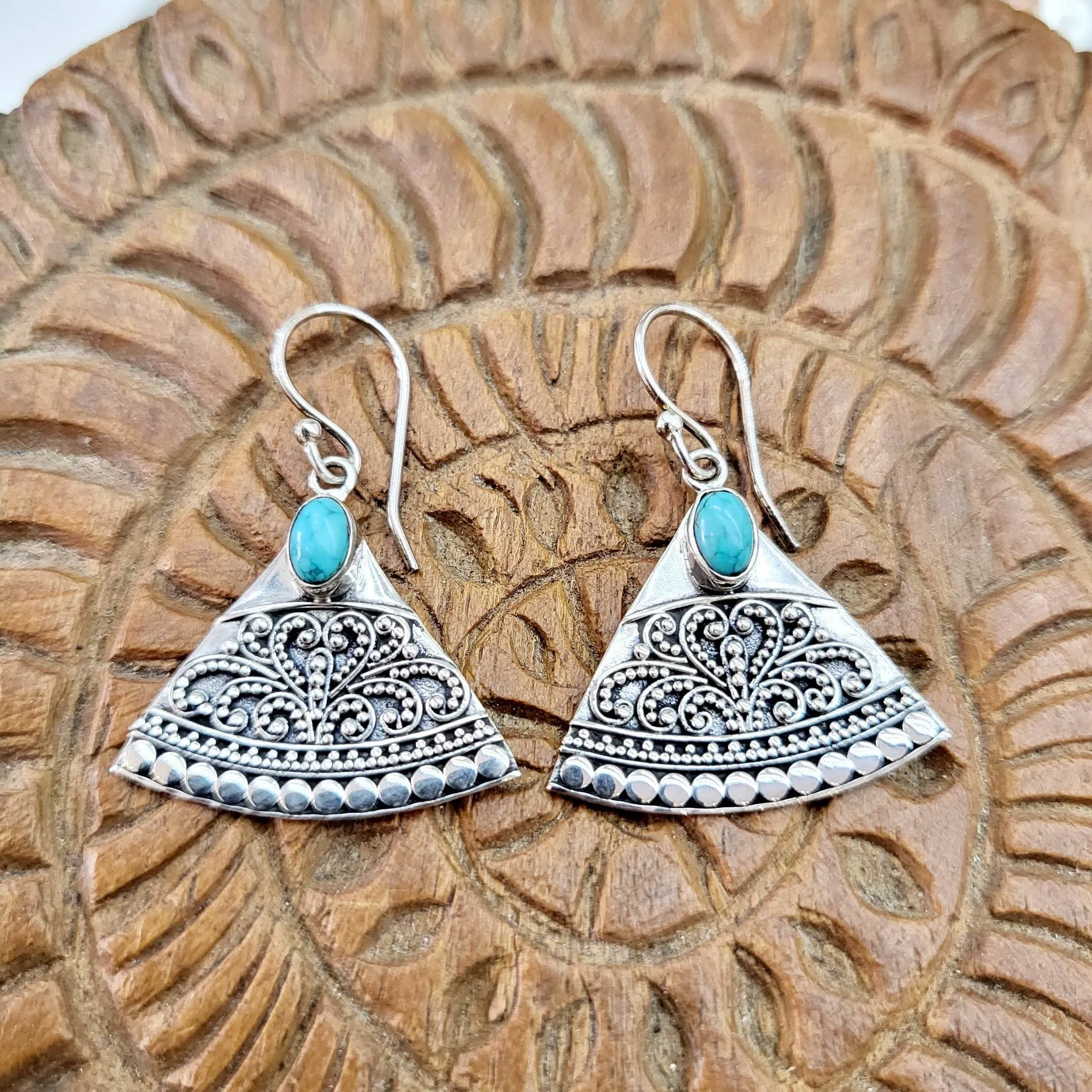 Cancun Turquoise Drop Earrings