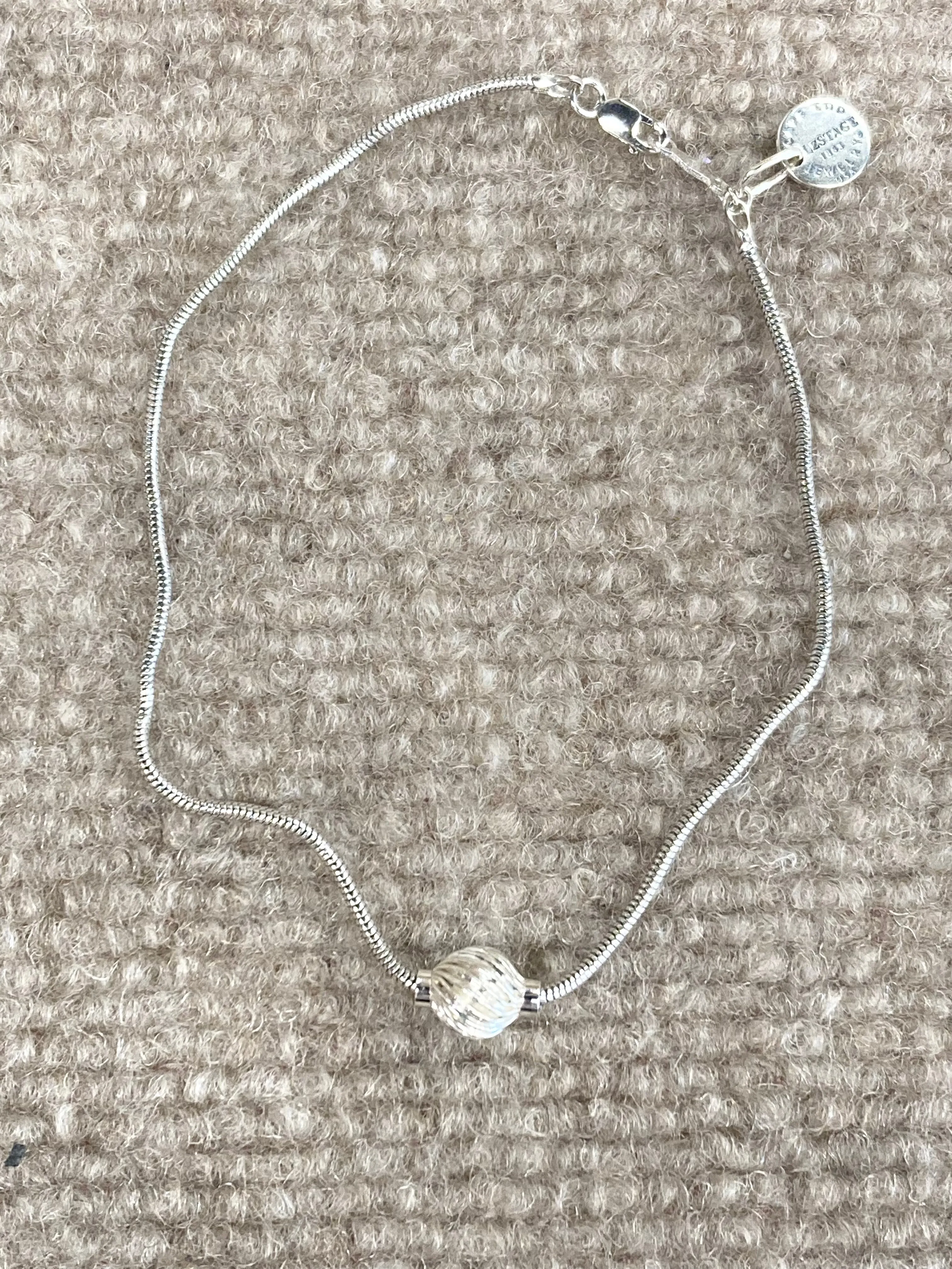 Cape Cod Silver Twist Anklet