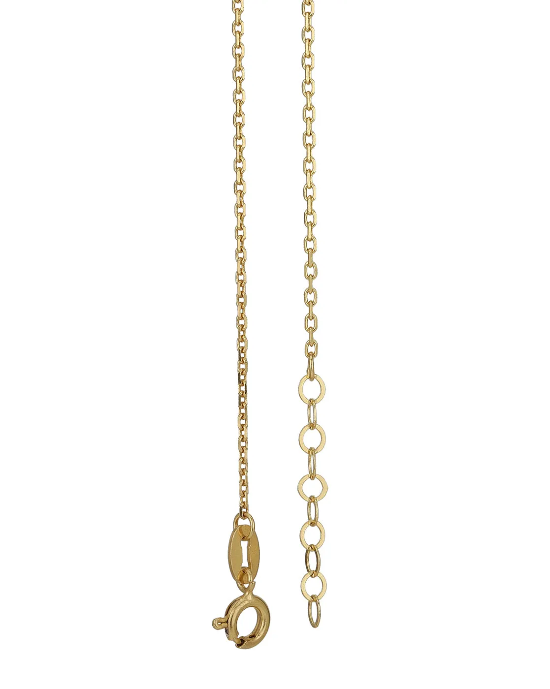 Carlton London 18Kt Gold Plated Anklet With Dangling Tortoise Charm