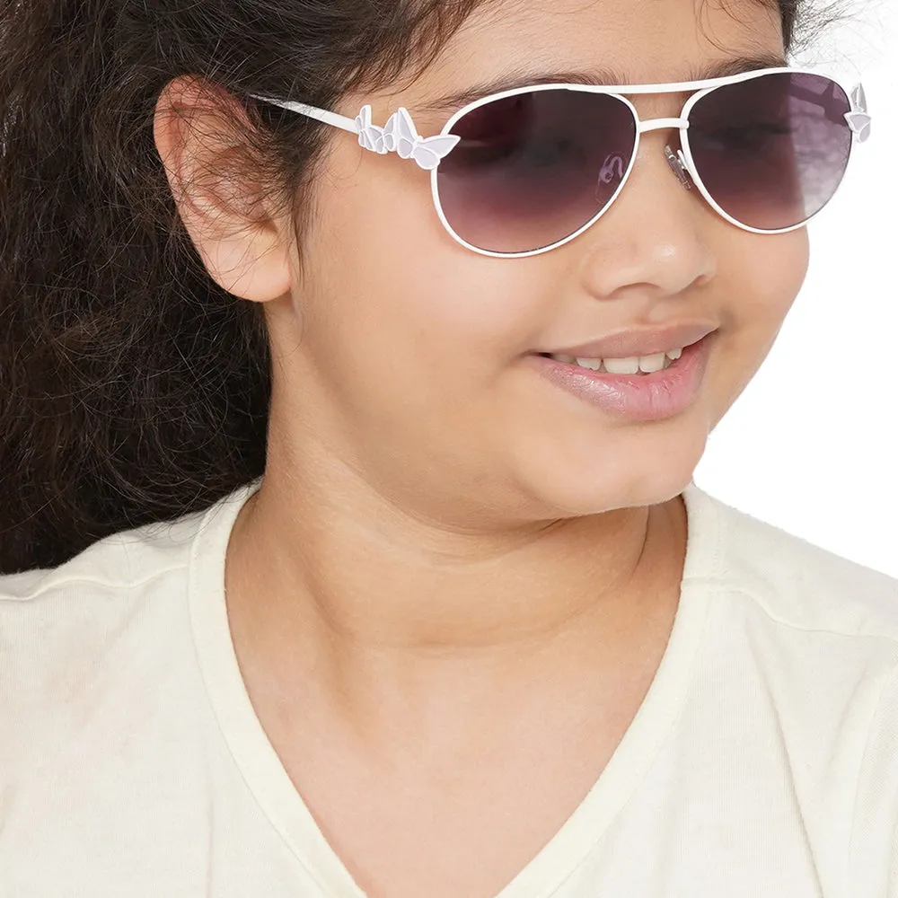 Carlton London Aviator Sunglasses With Uv Protected Lens For Girl