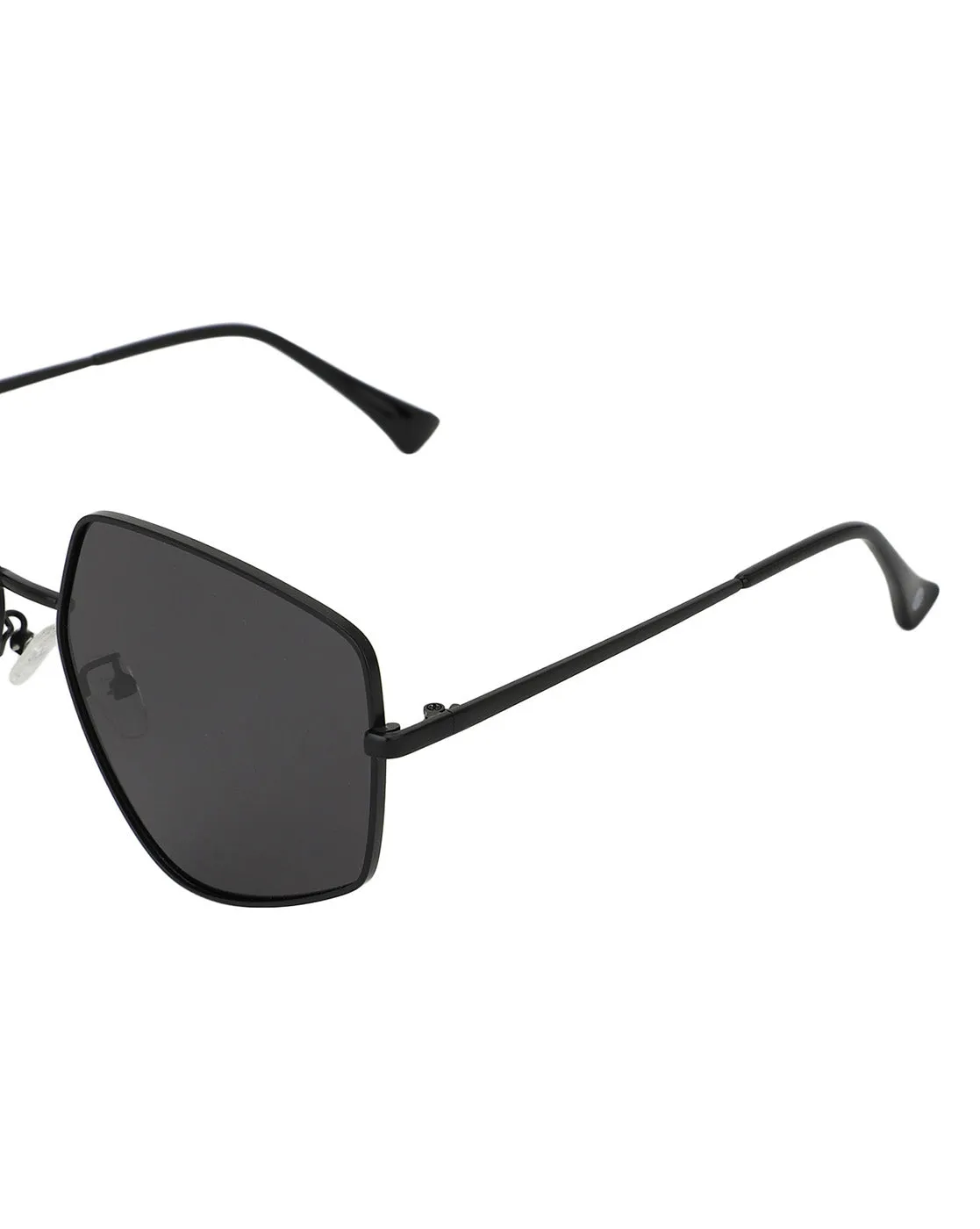 Carlton London Black Toned Black Polarised And Uv Protected Lens Unique/Distinctive Sunglasses For Women