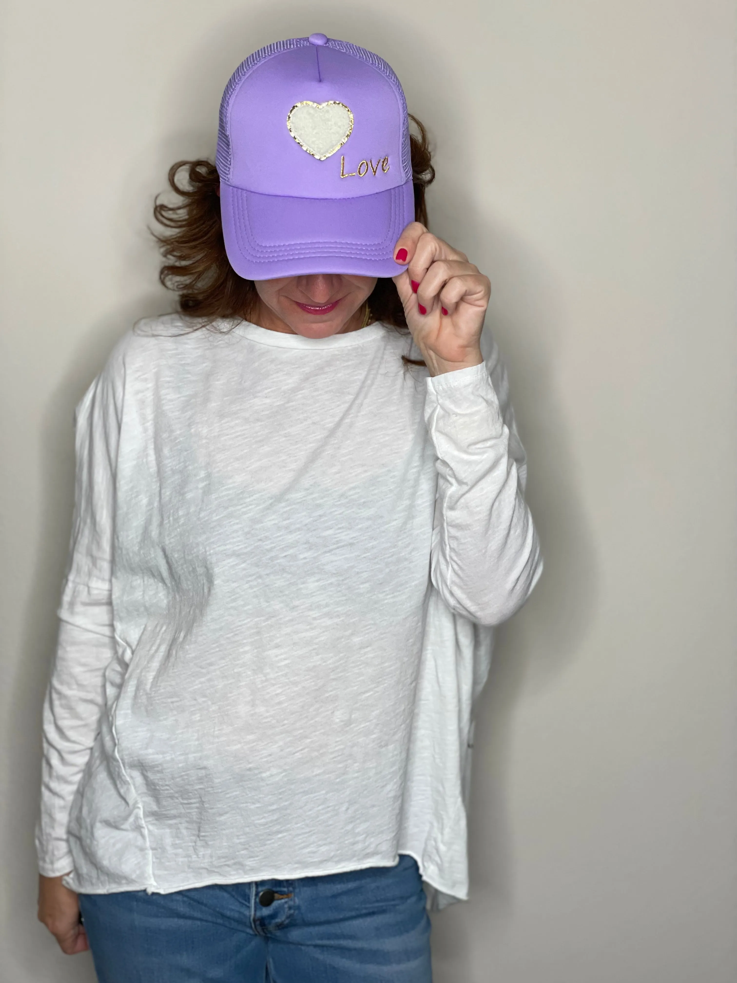 Caryn Lawn Love Trucker Hat