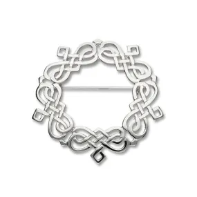 Celtic Silver Brooch B306