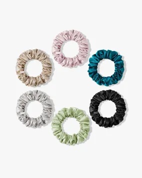 Clearance Pure Silk Scrunchies 6PCS