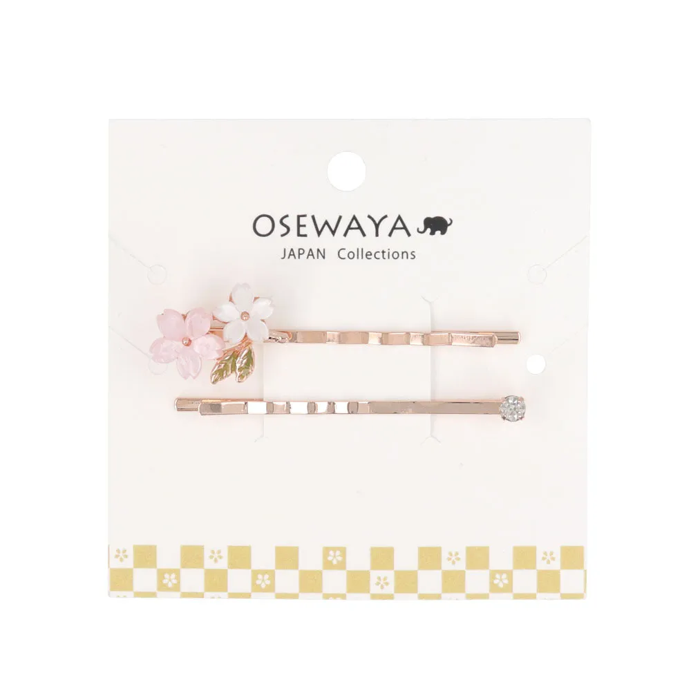 Coloured Sakura Hairpin Set