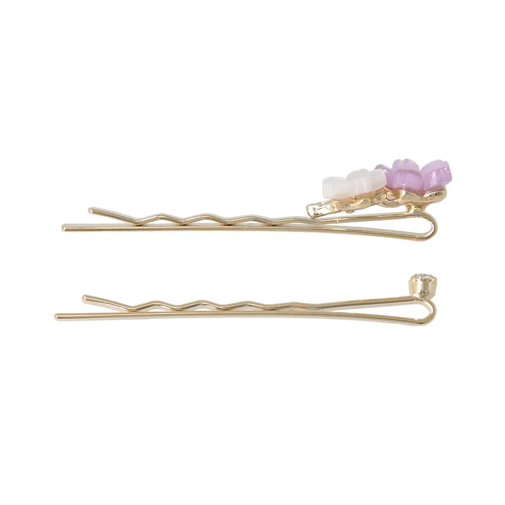 Coloured Sakura Hairpin Set