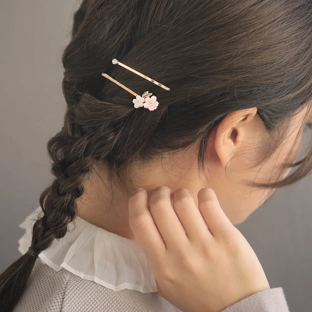 Coloured Sakura Hairpin Set