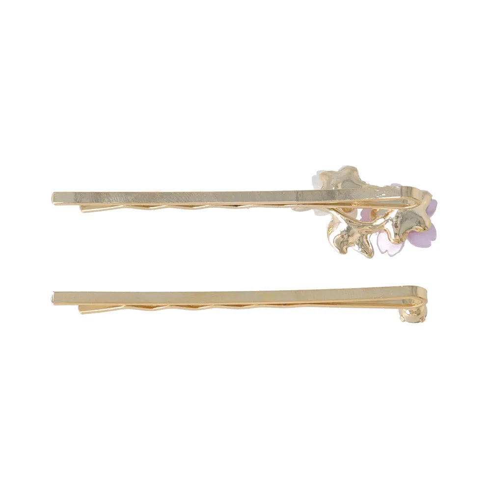 Coloured Sakura Hairpin Set