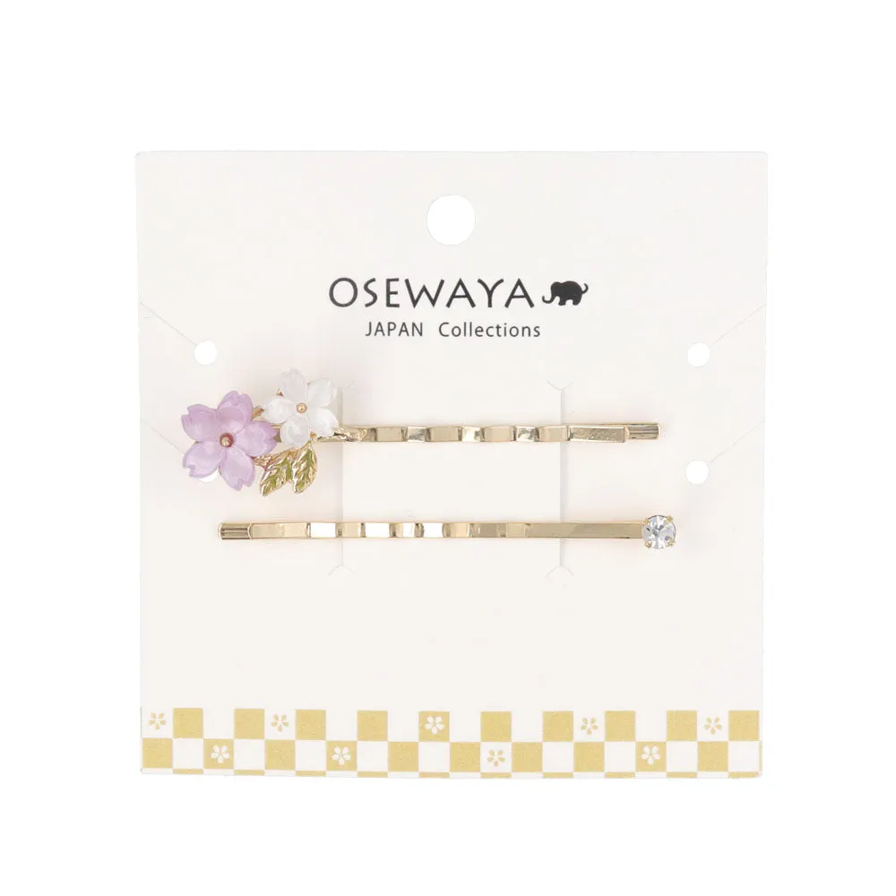 Coloured Sakura Hairpin Set