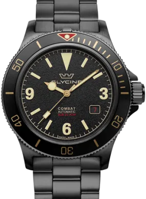 Combat SUB 42 Vintage Full-Black - Bracelet Ref. GL0290