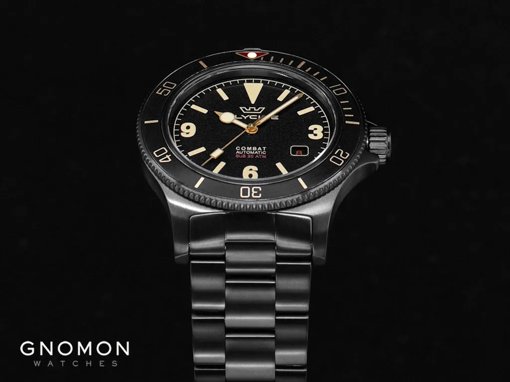 Combat SUB 42 Vintage Full-Black - Bracelet Ref. GL0290