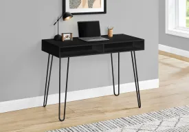 Computer Desk - 40"L / Black / Black Metal