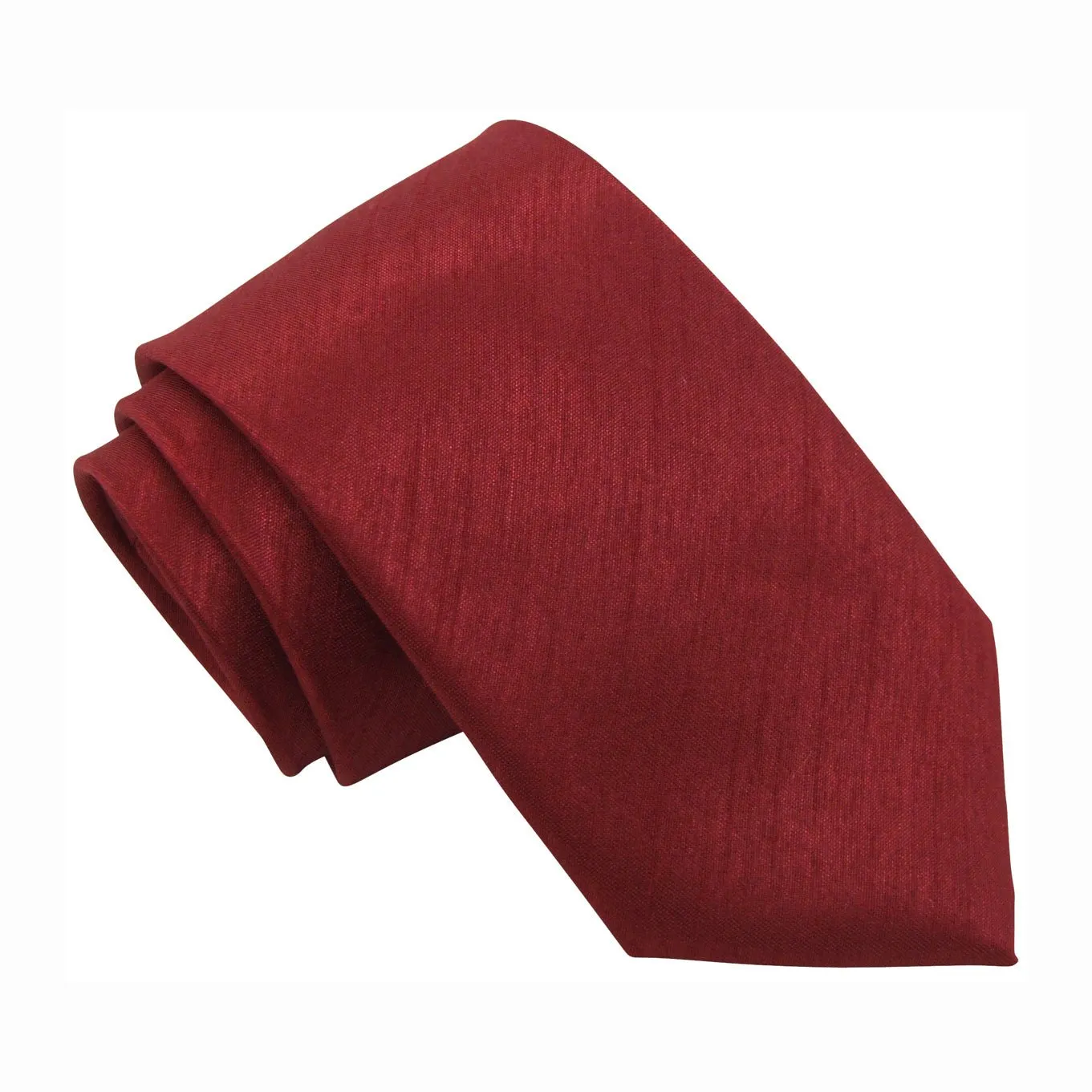 Crimson Shantung Boys Ties