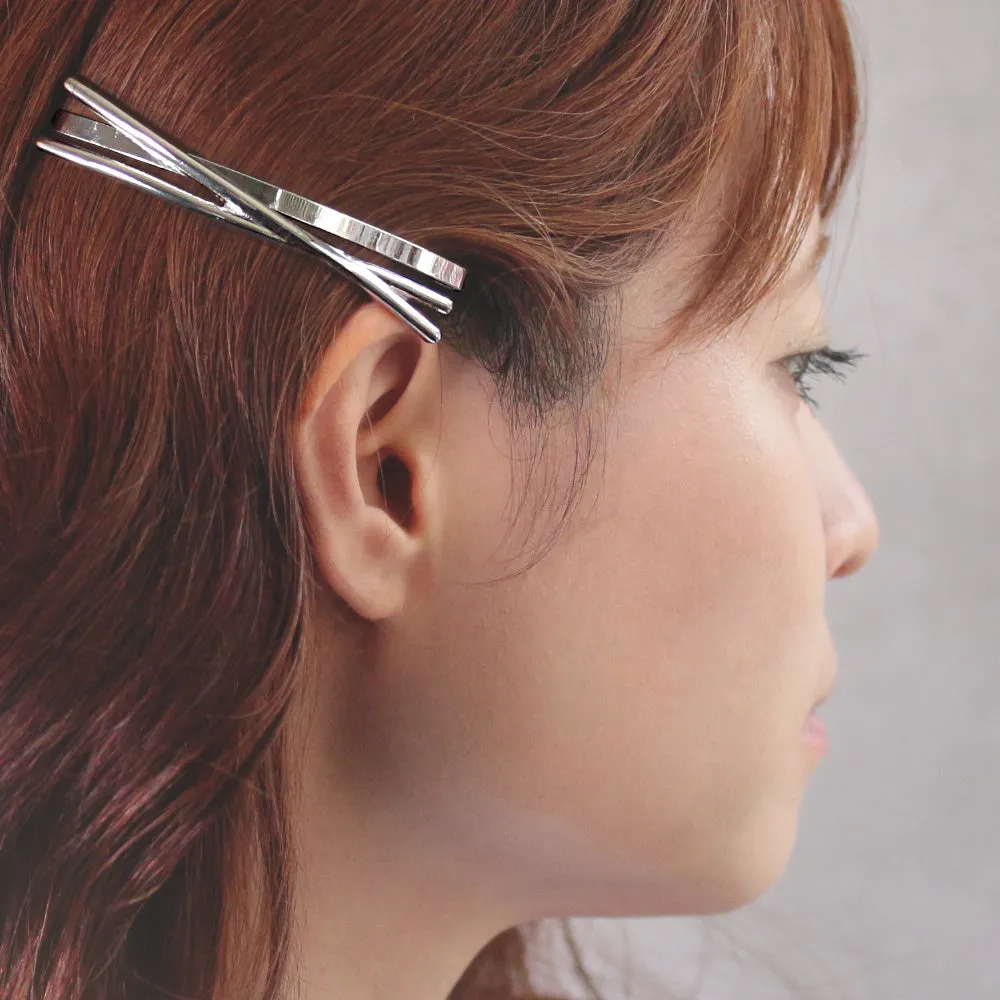 Cross Metal Hairpin