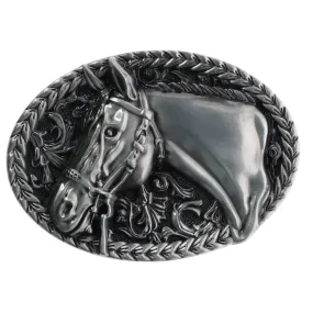 CTM® Engraved Horse Belt Buckle