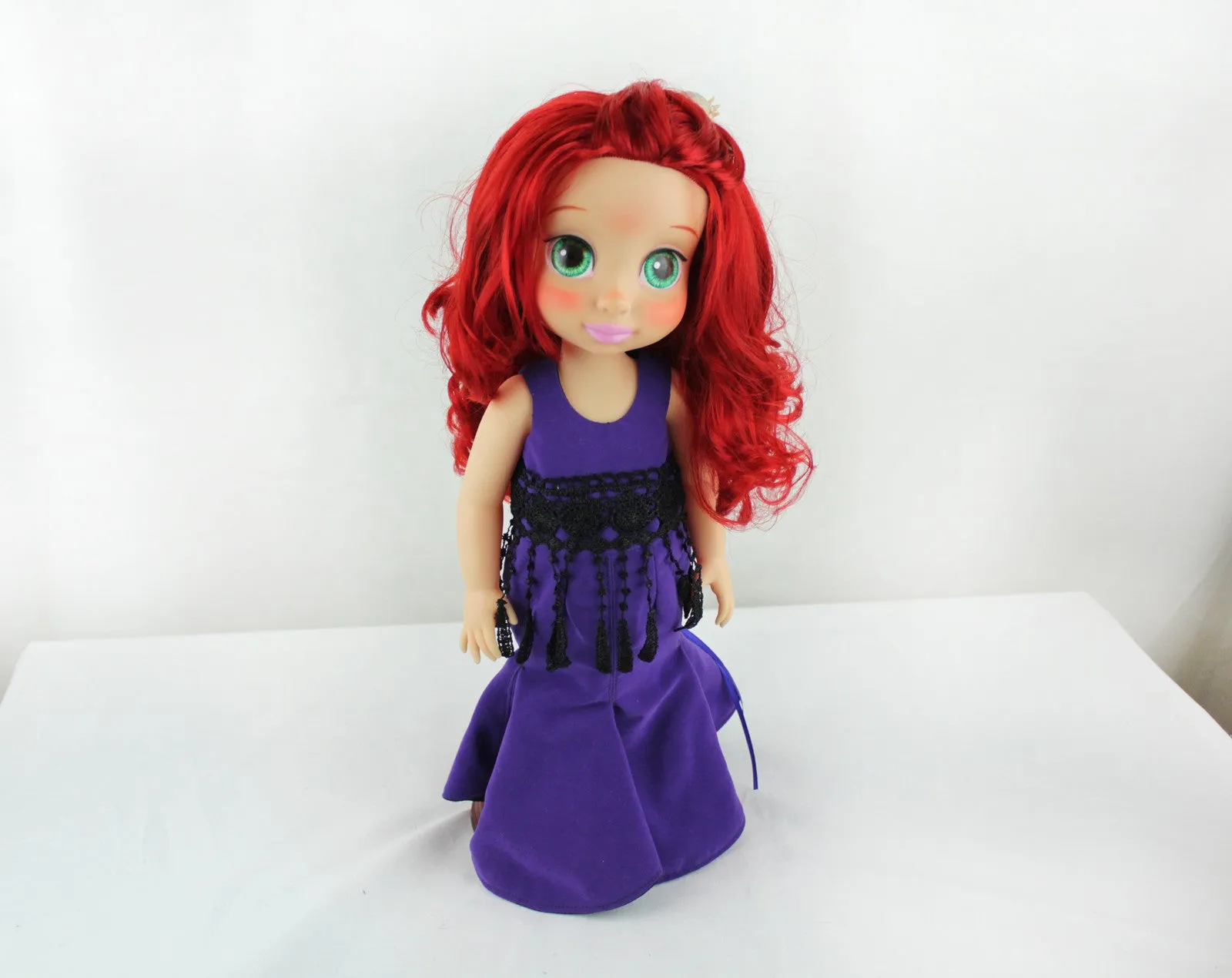 Custom Disney Animator Doll - The Little Mermaid Ariel in Purple Dress