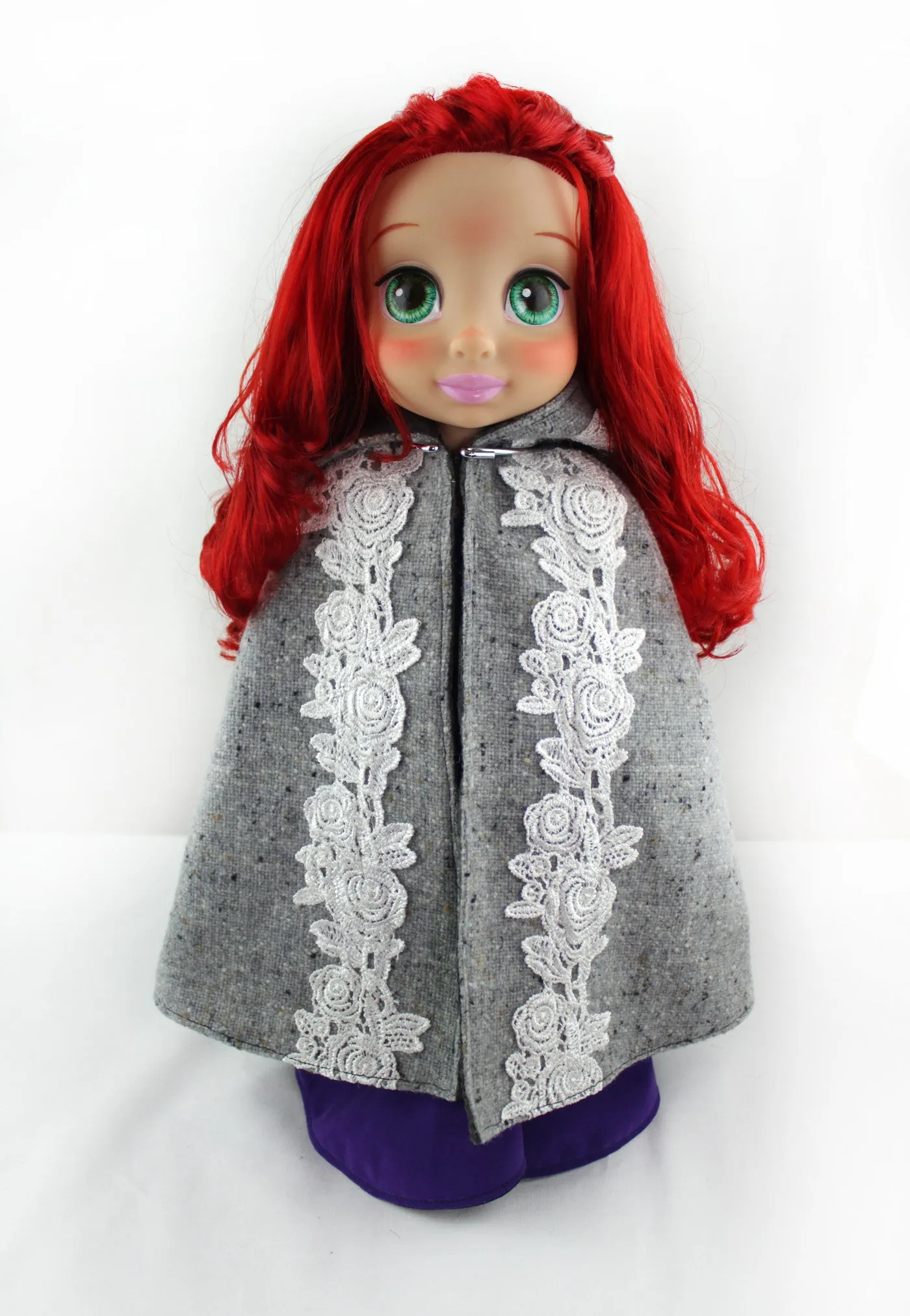 Custom Disney Animator Doll - The Little Mermaid Ariel in Purple Dress