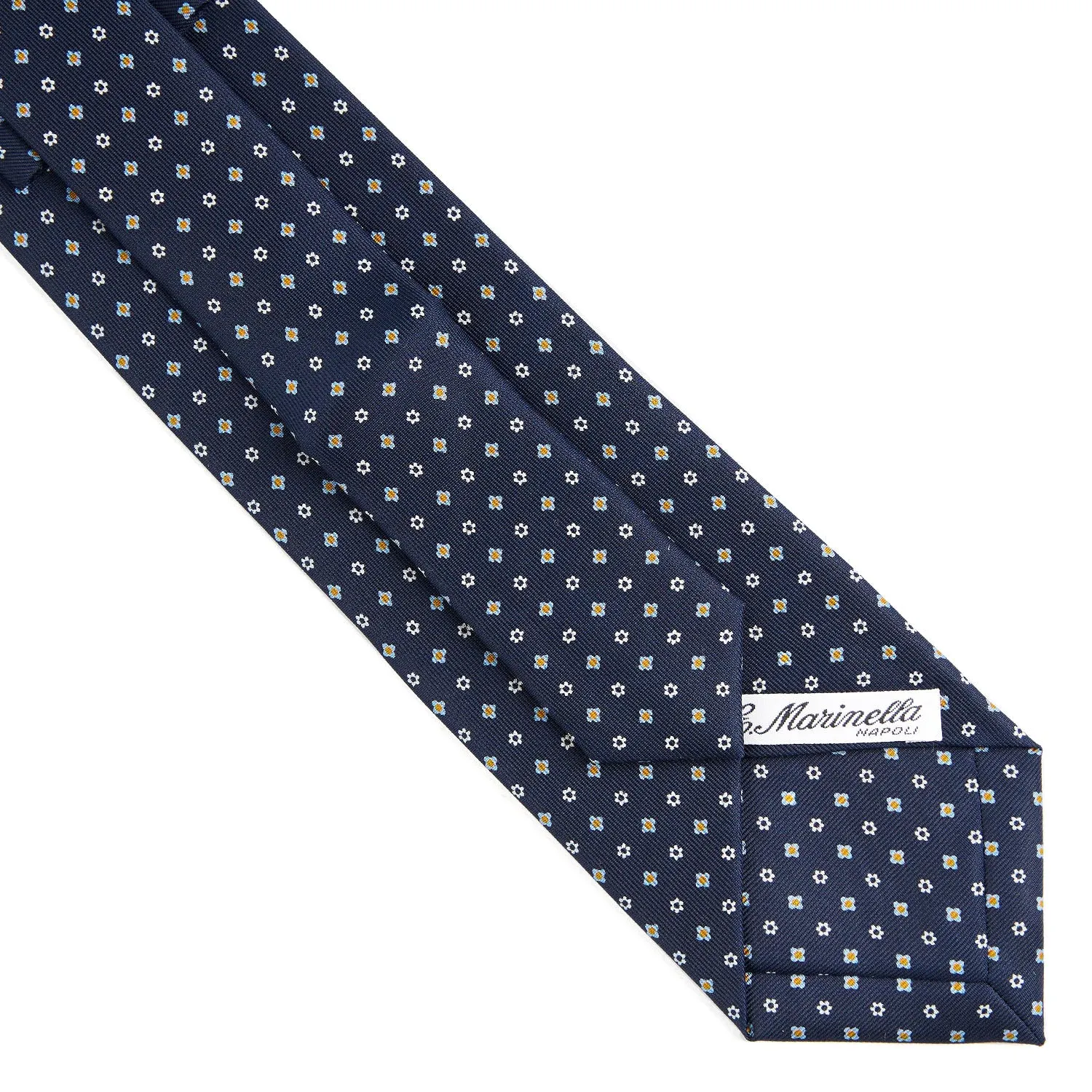 DARK BLUE EXTRA LONG SARTORIAL SILK TIE