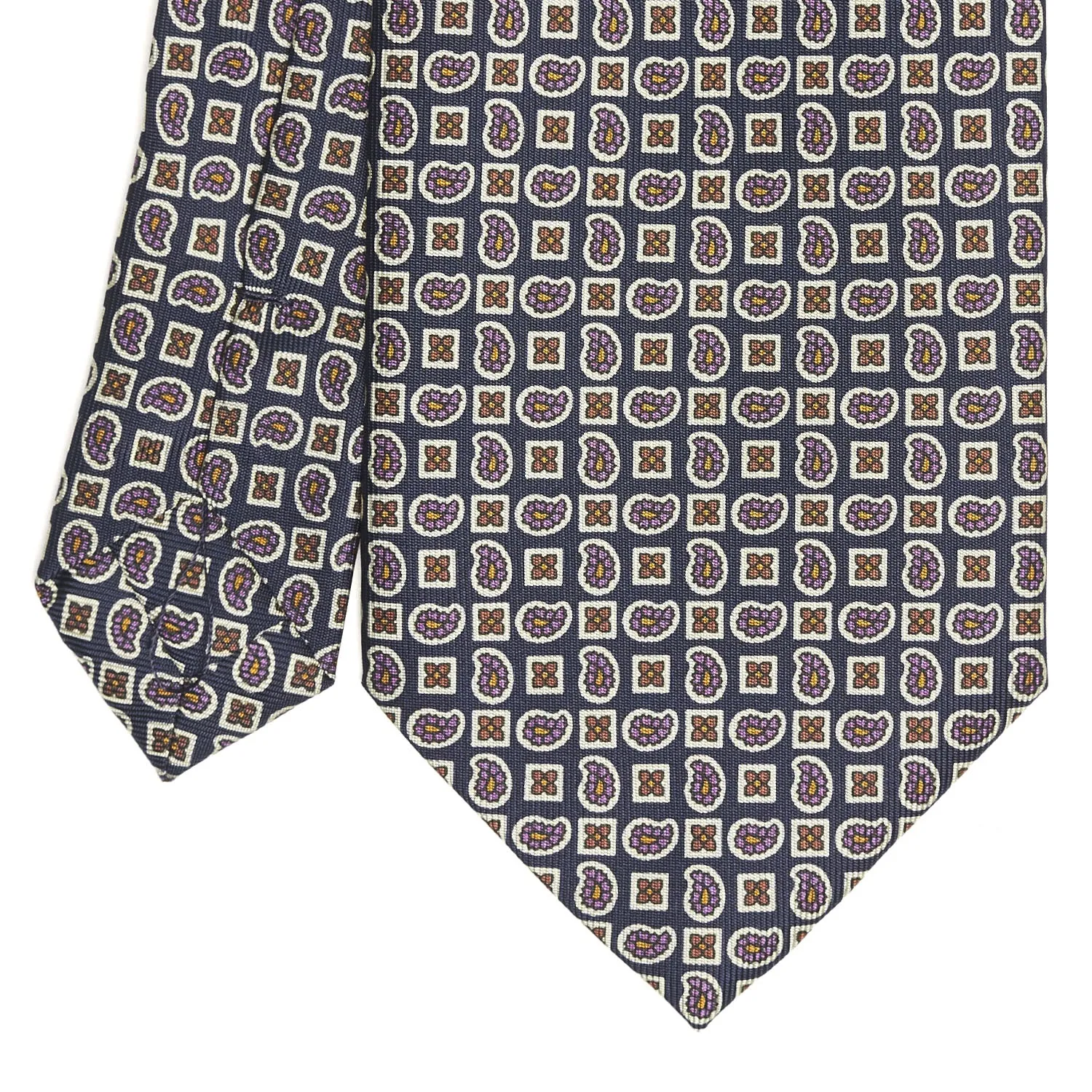 DARK BLUE EXTRA LONG SARTORIAL SILK TIE