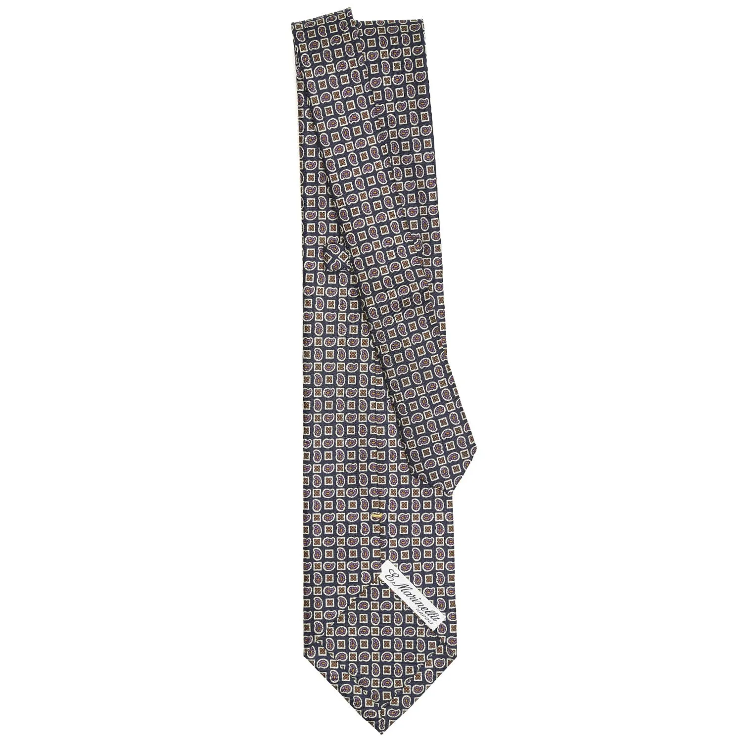 DARK BLUE EXTRA LONG SARTORIAL SILK TIE