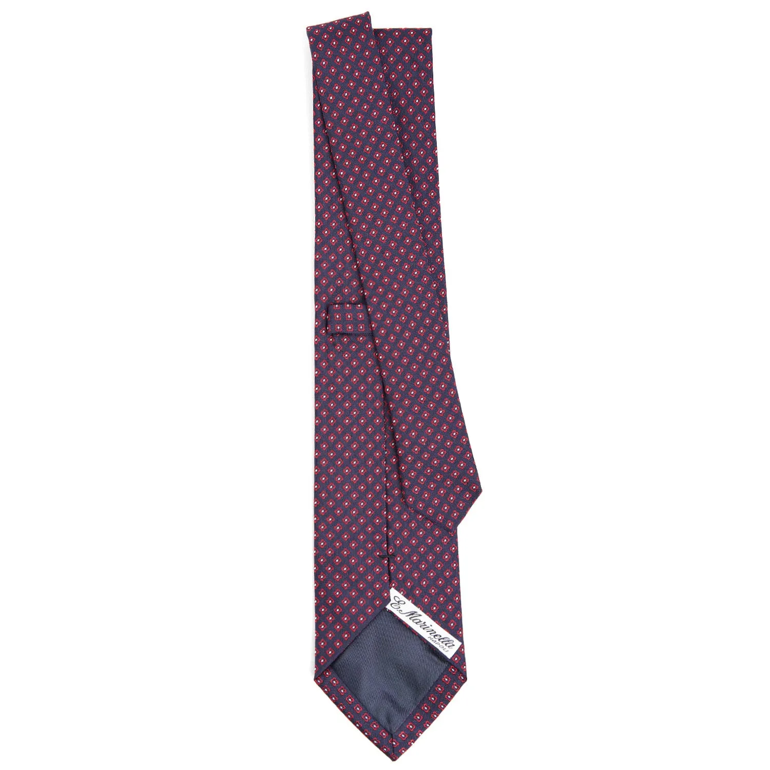 DARK BLUE SARTORIAL JACQUARD SILK TIE