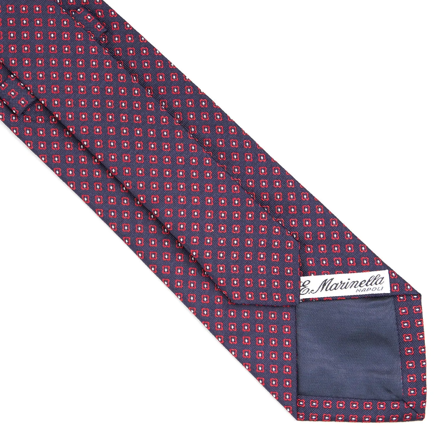 DARK BLUE SARTORIAL JACQUARD SILK TIE