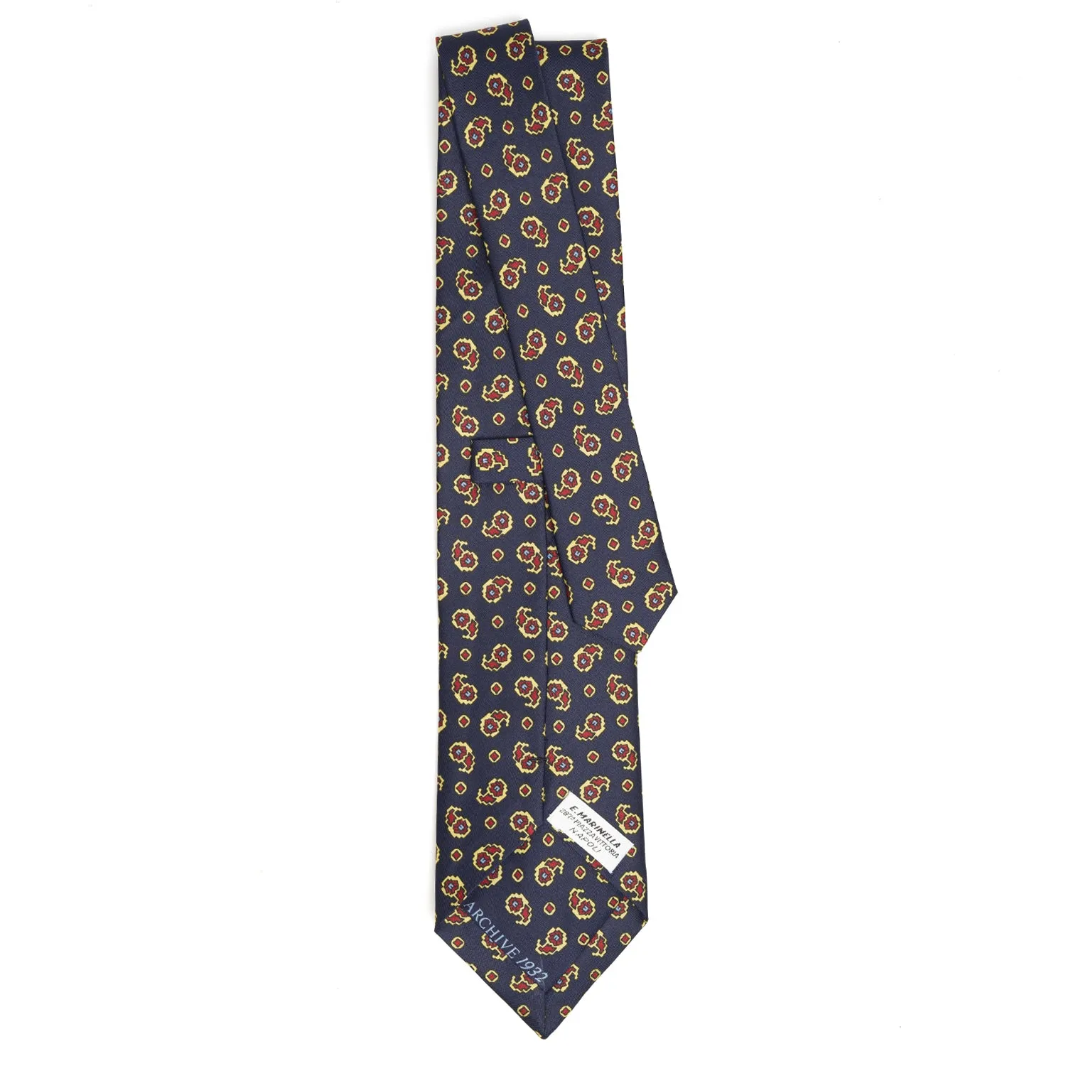 DARK BLUE SILK TIE