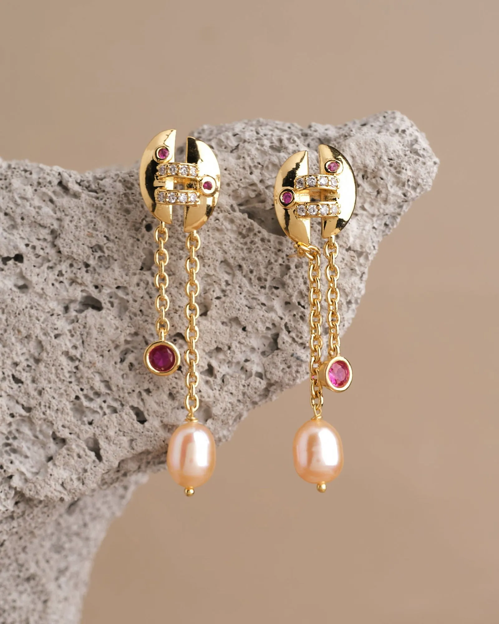 Dazzling Celebration Of Elegance Pearl Earring