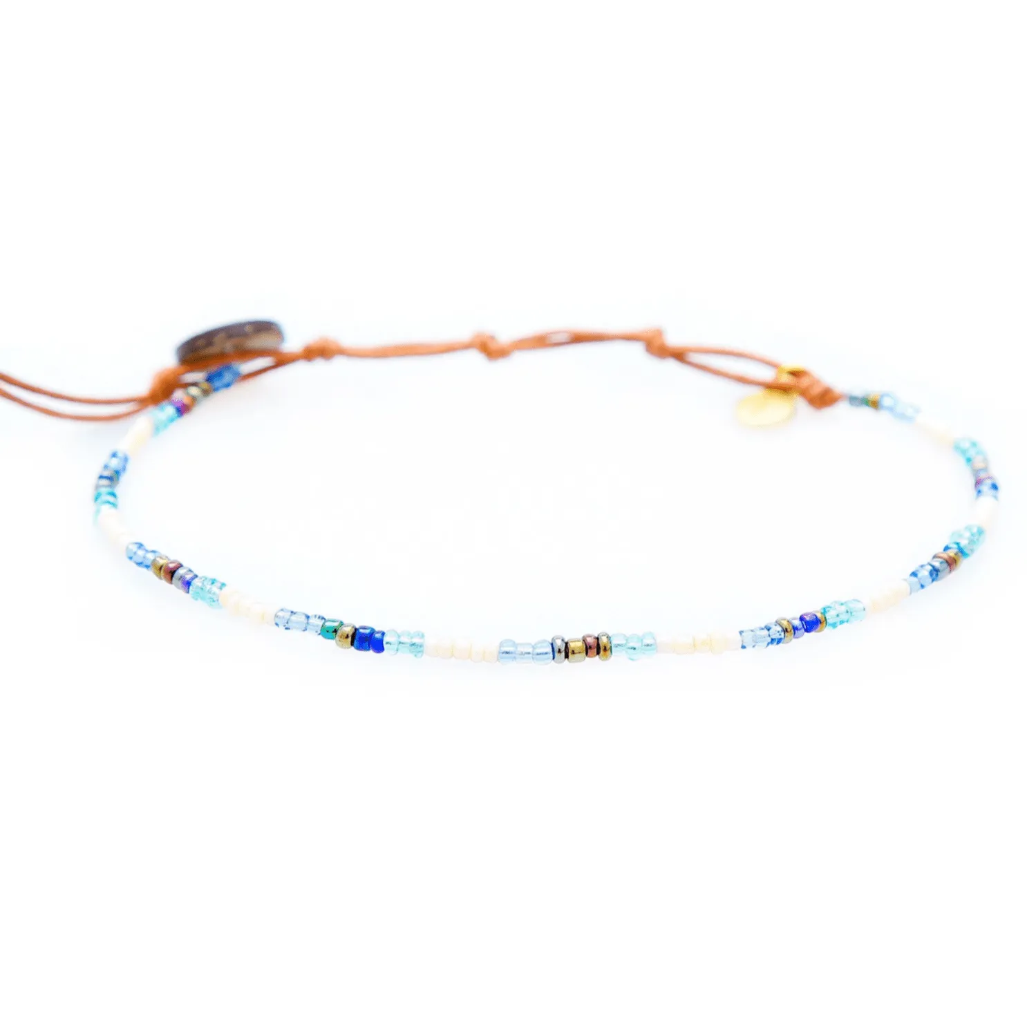 Deep Dive Beaded Anklet