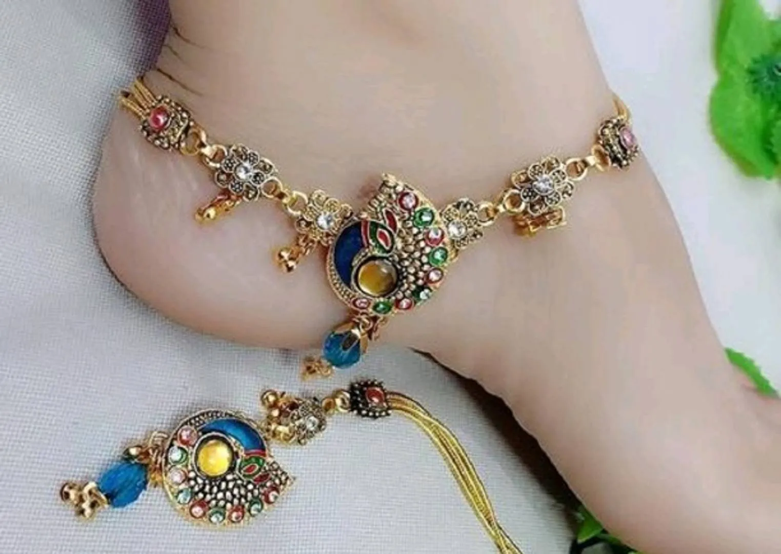 Designer Gold-plated  Anklets