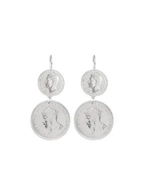 Double Coin Earrings