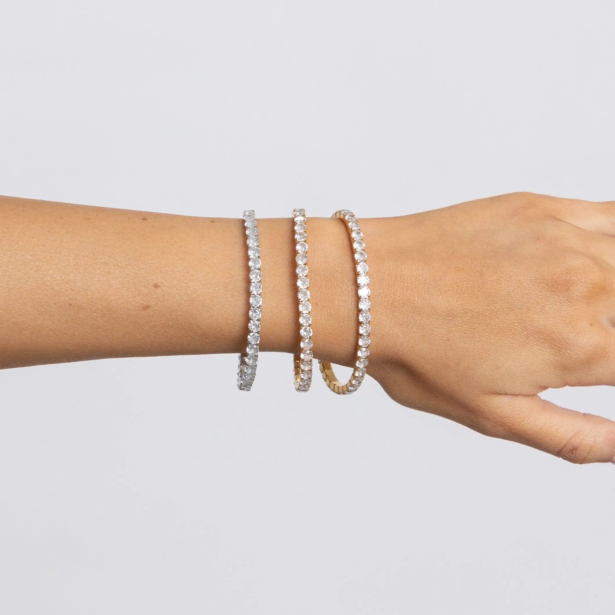 Eileen CZ Stretch Bracelet