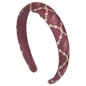 Emerson Street Arrowhead Design Headband - Garnet