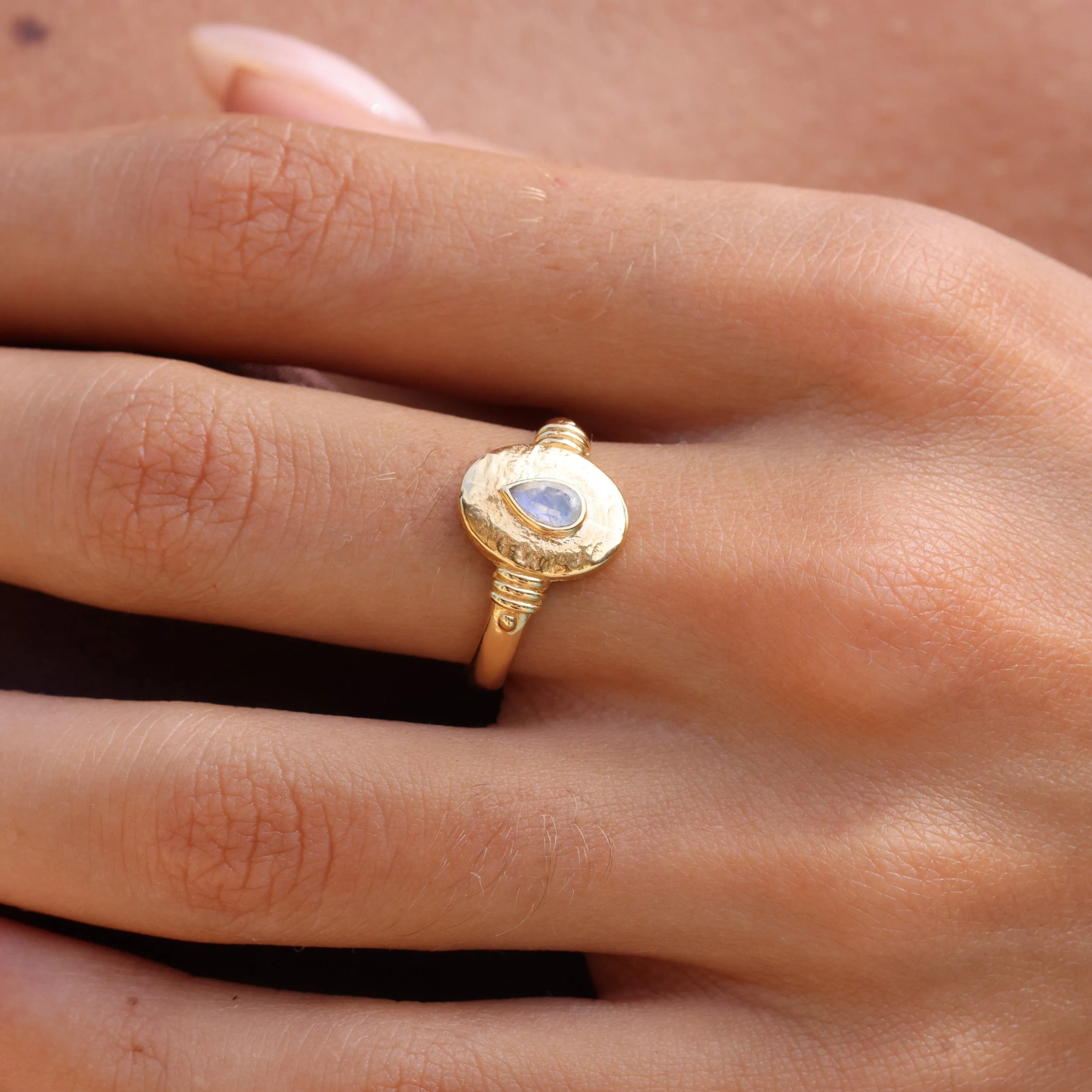 Esme Moonstone Gold Ring