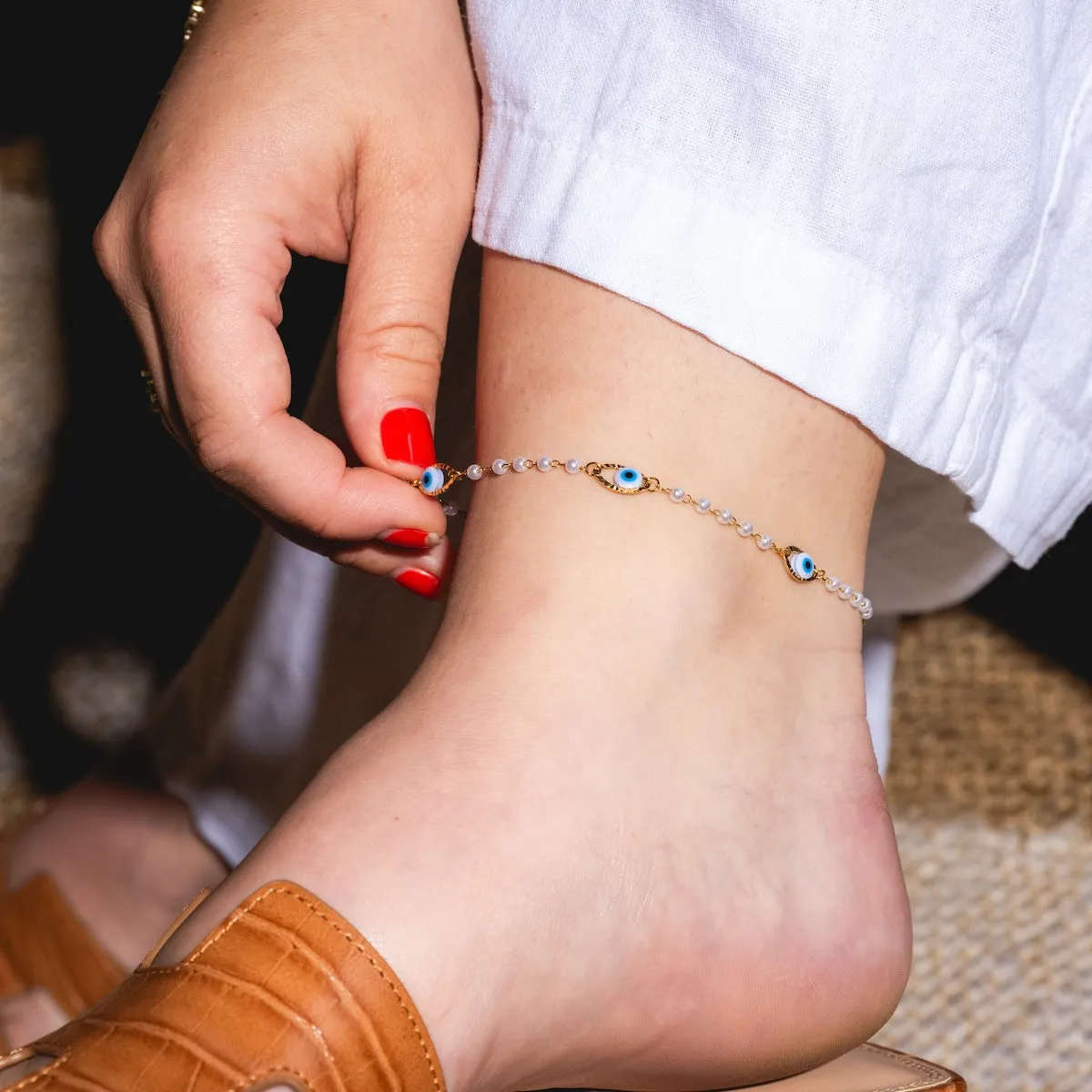 Evil Eye Anklet