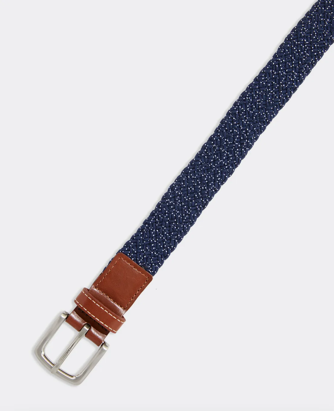 Flecked Braided Bungee Belt Vineyard Navy