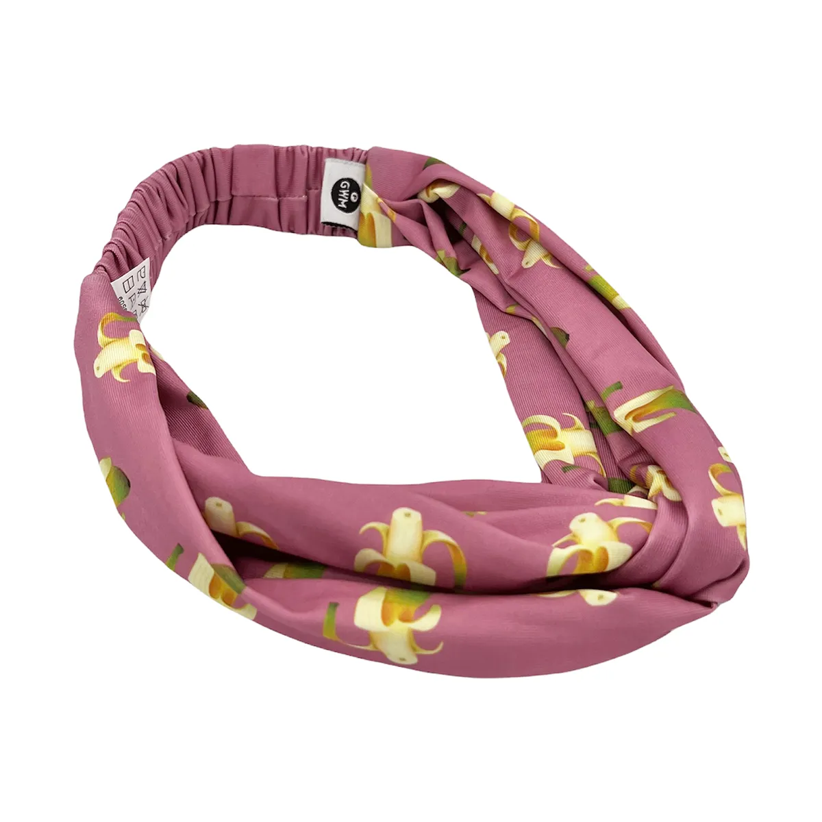 GreenWise Knotted Headband Pink Banana