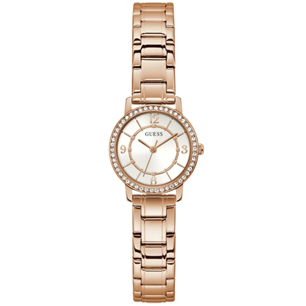 Guess Melody Rose Gold Tone Stainless Steel Strap Ladies Watch GW0468L3