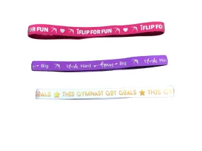 Gymnastics No Slip Headband Party Favor Bundle