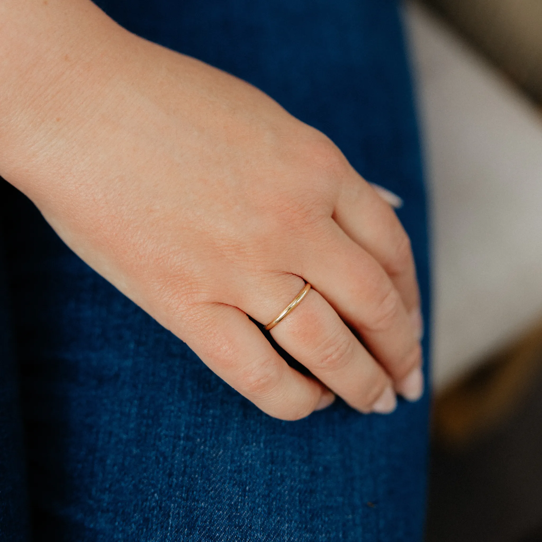 Half Round Stacking Ring