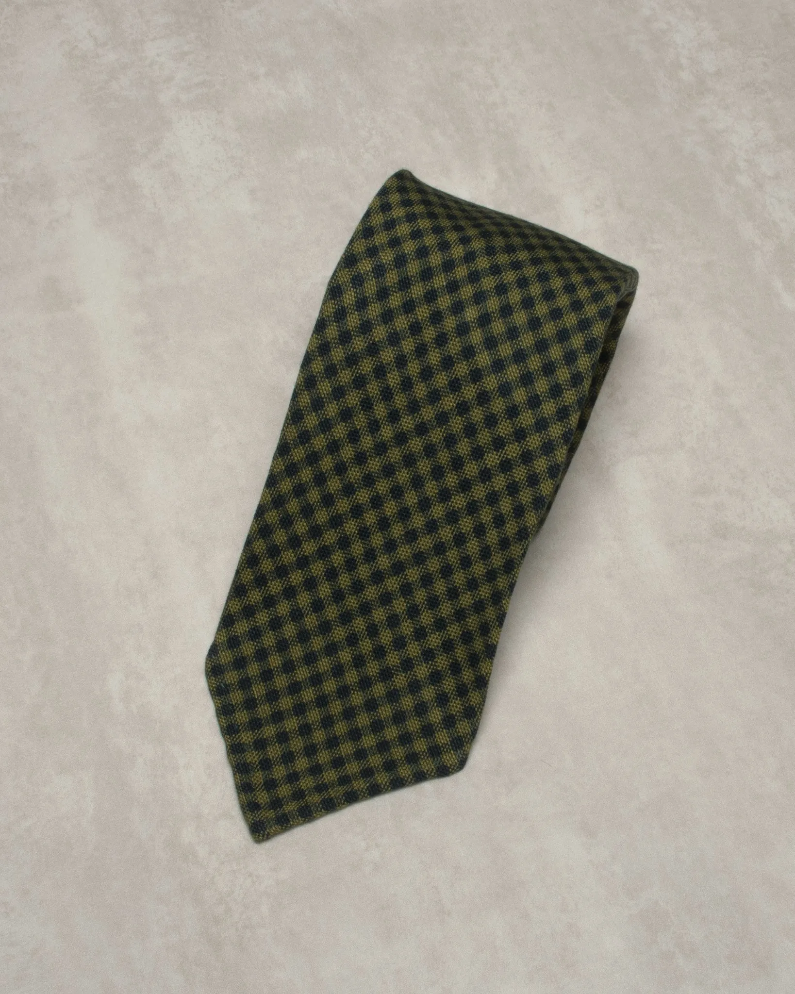 Handmade Vintage 7-Fold Wool Tie #1322