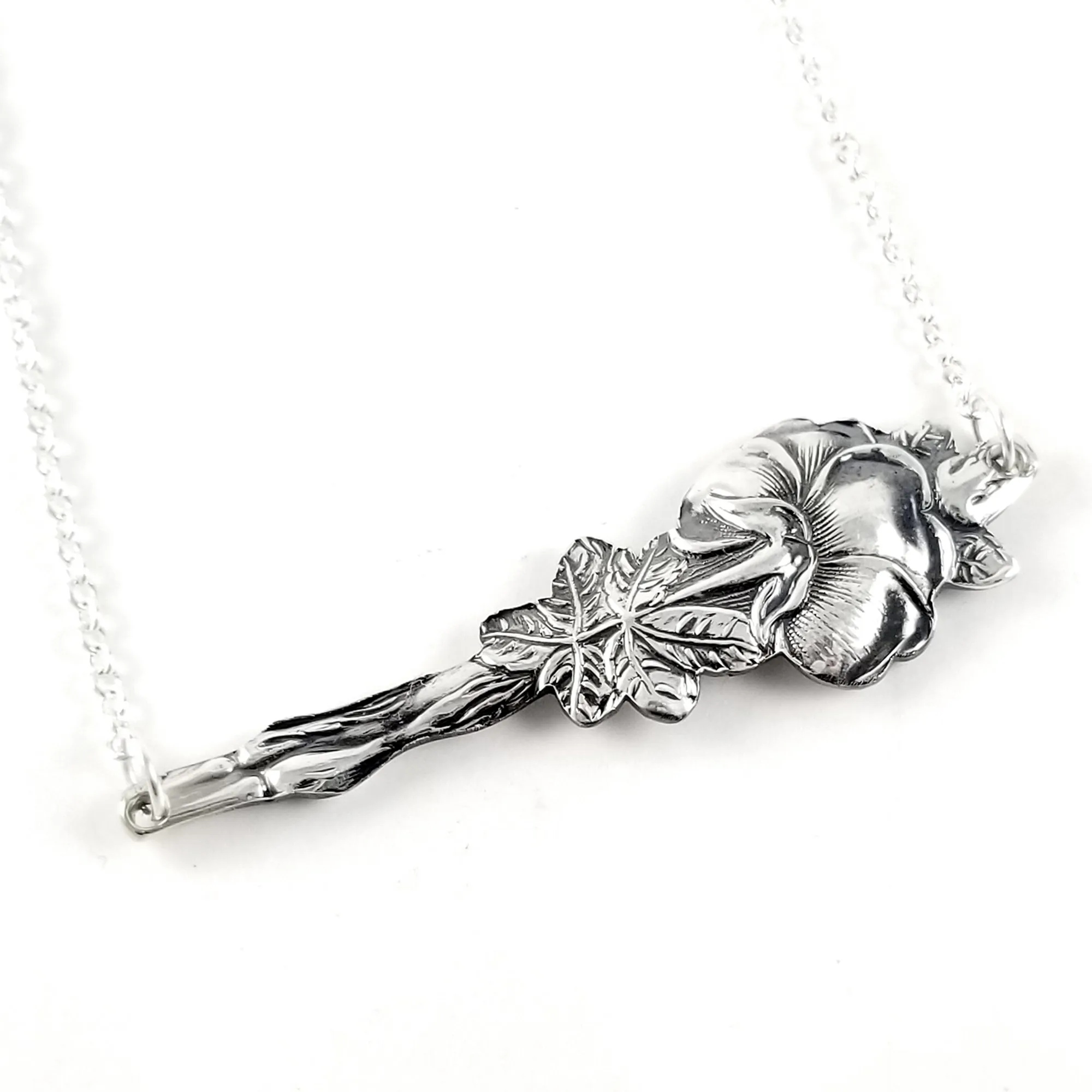 Harlequin Wild Rose Spoon Bar Necklace