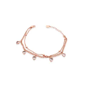 Heart Cubic Zirconia Bracelet