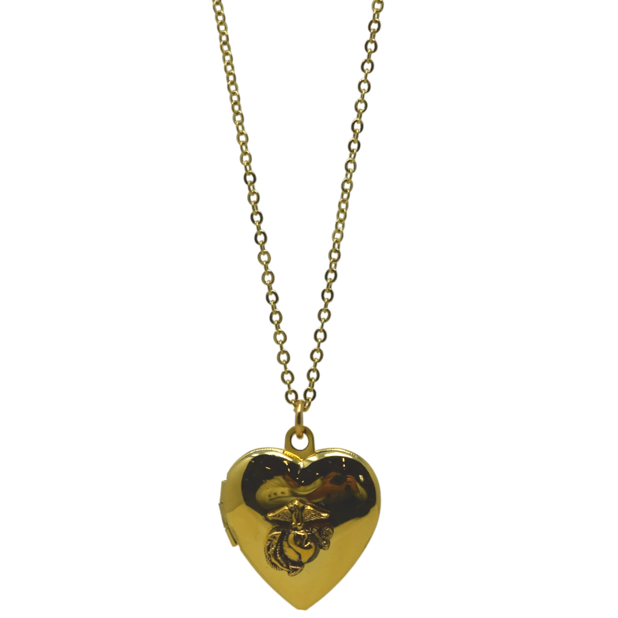 Heart Locket EGA Necklace