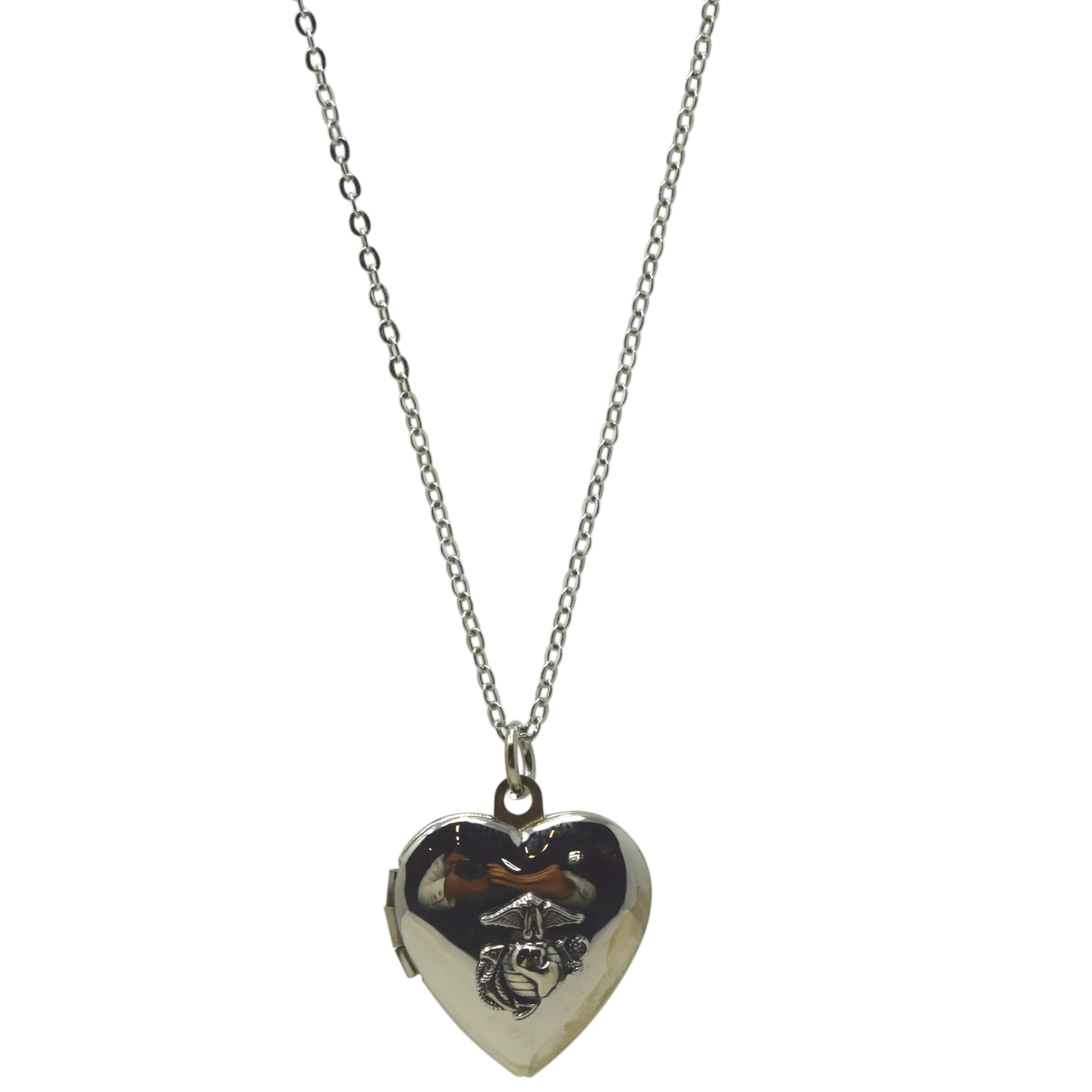 Heart Locket EGA Necklace