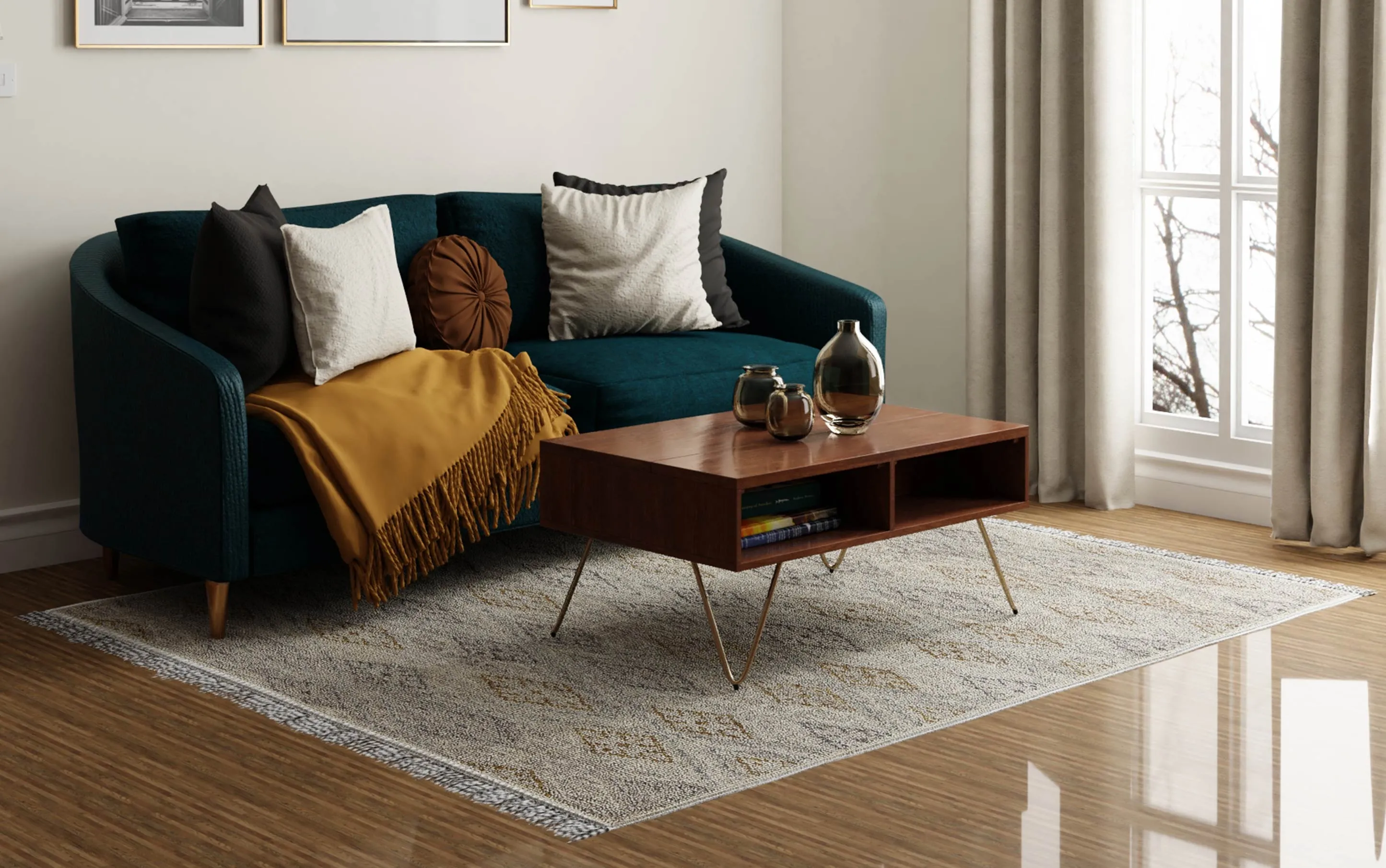 Hunter Small Lift Top Coffee Table in Mango