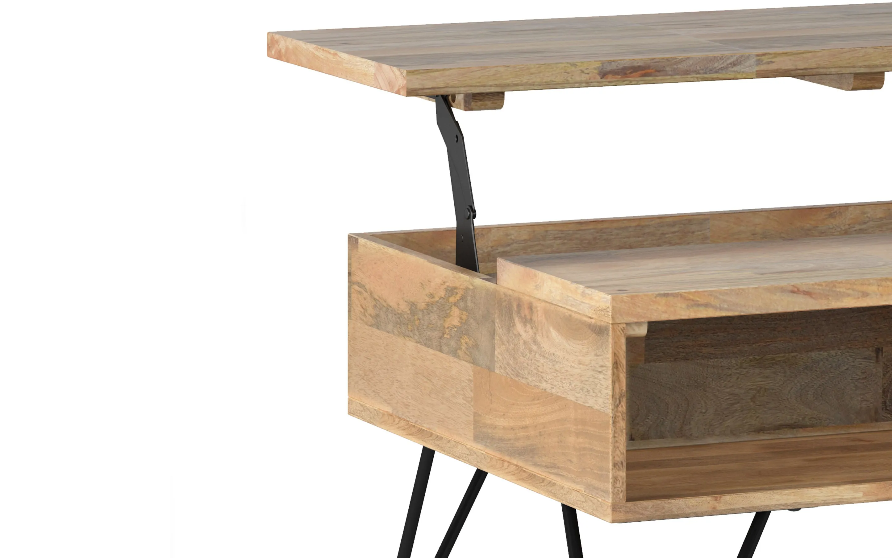 Hunter Small Lift Top Coffee Table in Mango