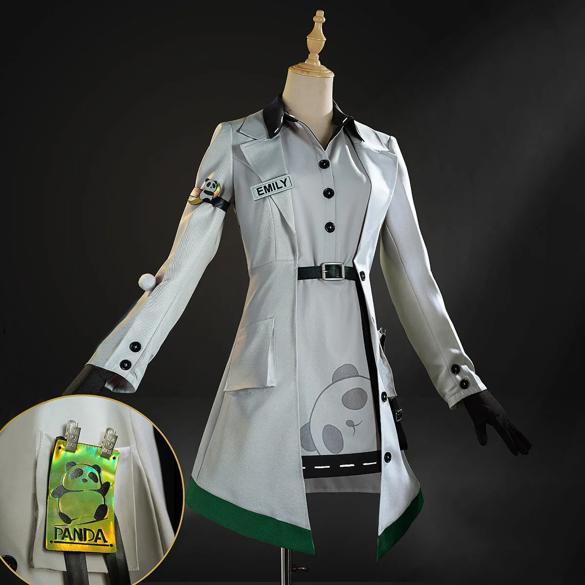 Identity V Doctor Emily Dyer Bamboo Guardian Cosplay Costume