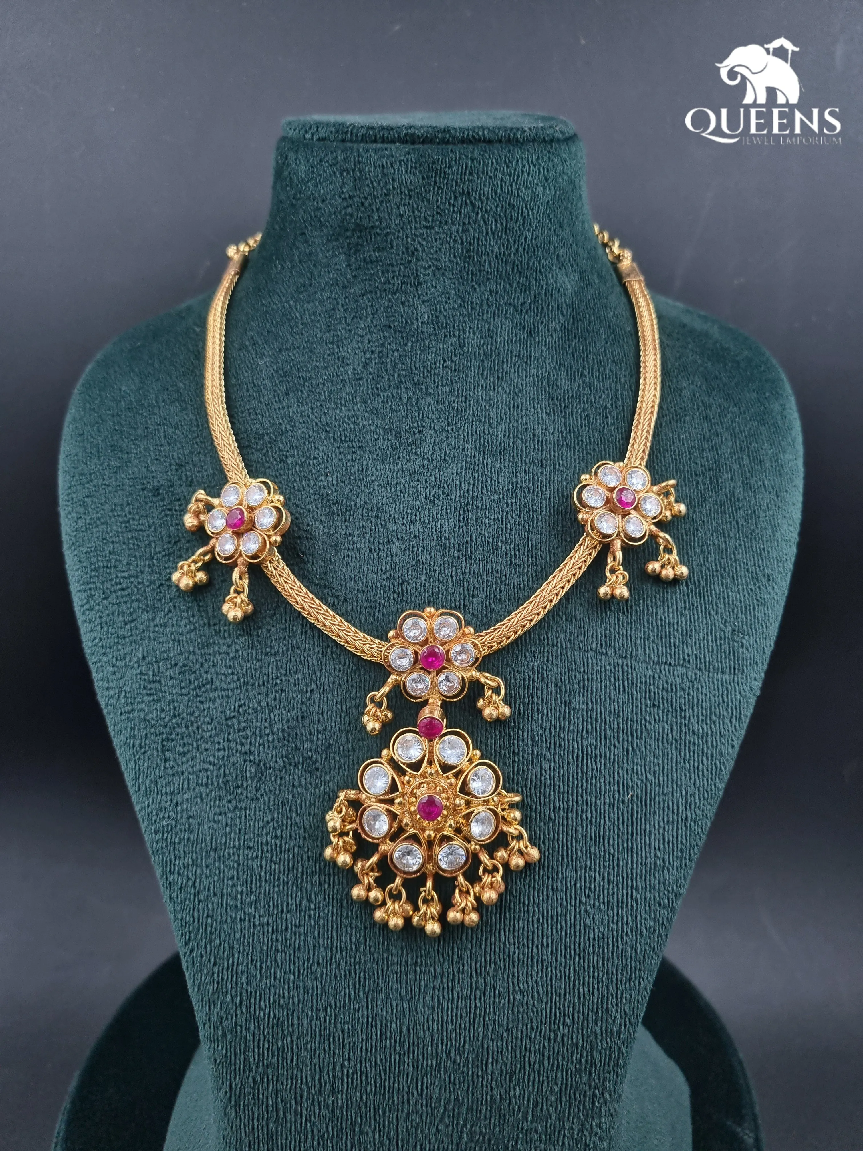 JAYAPRADHA ZIRCON NECKLACE