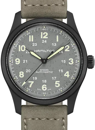 Khaki Field Titanium Auto 38 Vintage PVD Ref. H70215880